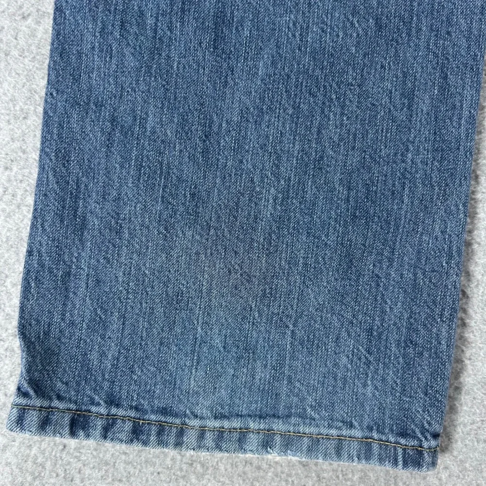 Wrangler Jeans Retro Slim Boot Mens 34x34 Blue Denim Western Cowboy